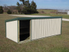 6x15 Small Animal 3/4 Enclosed w/feed bunk